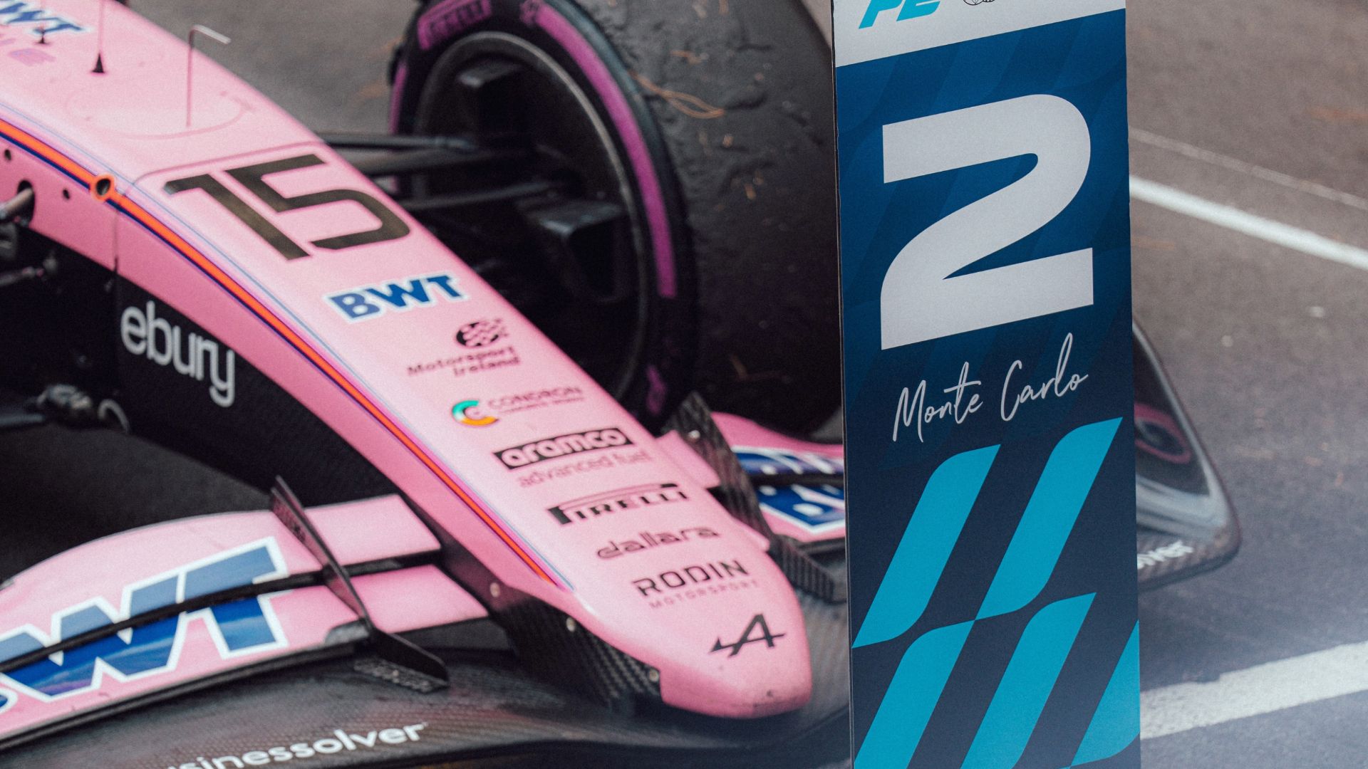 Alex Dunne P2 Monaco parc ferme