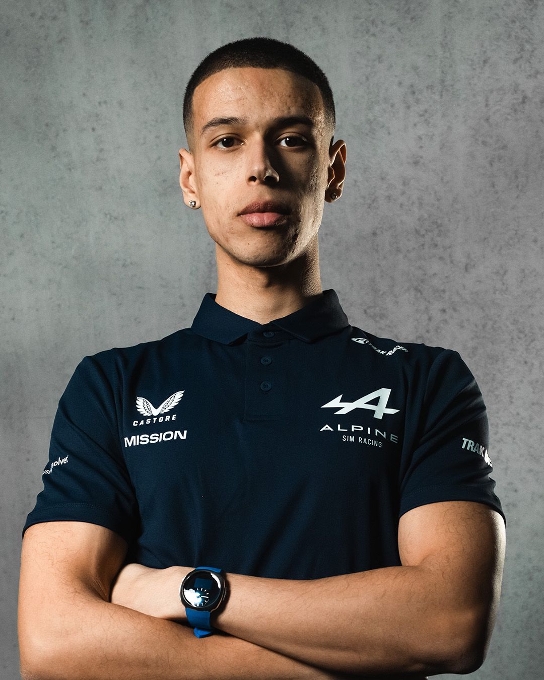 Sim racing driver