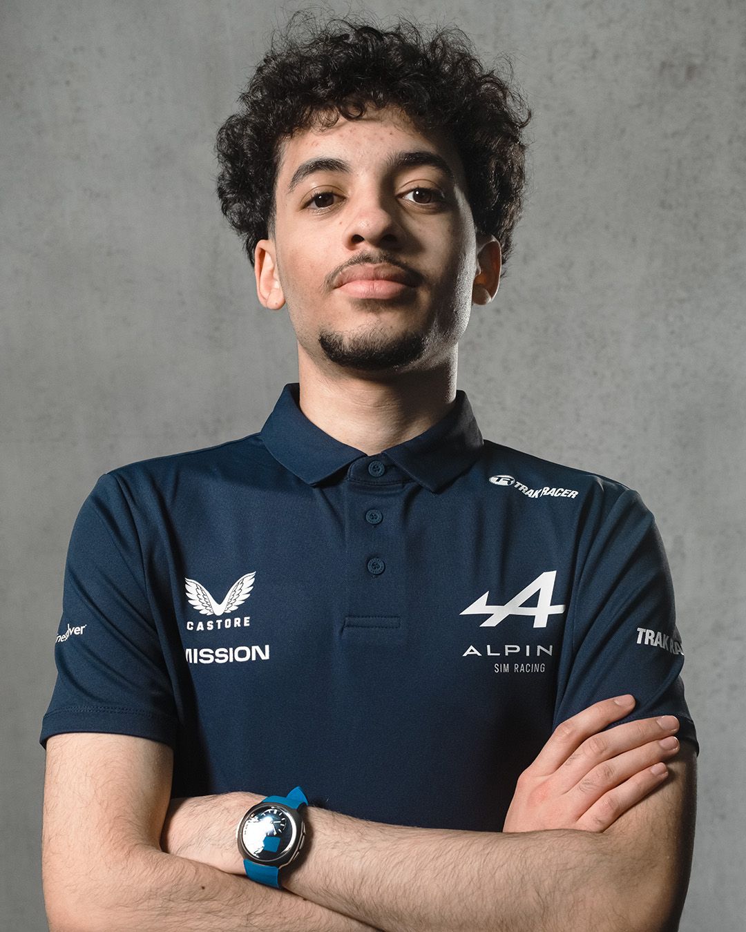 Sim racing driver