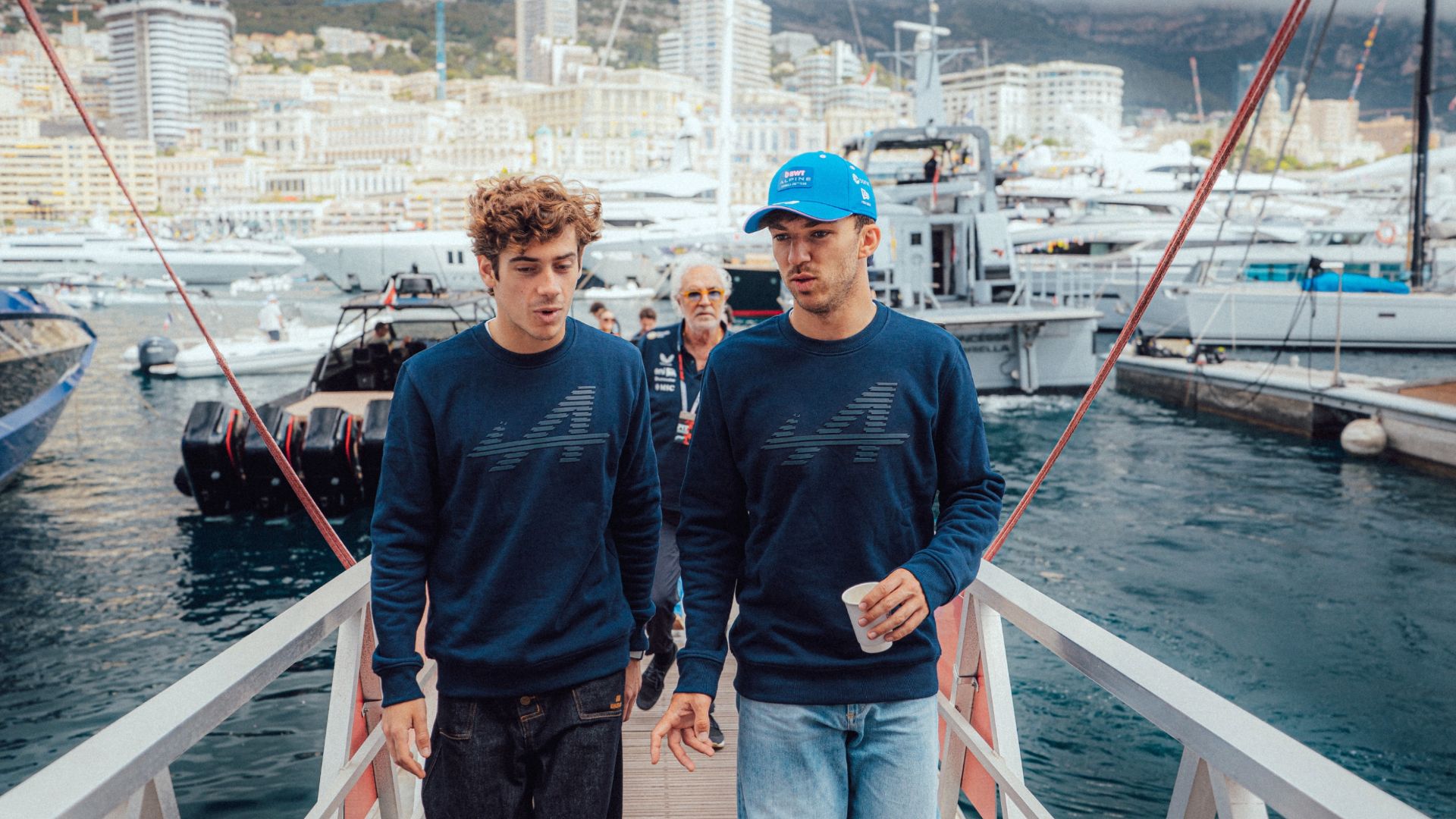 Pierre Franco Alpine with Flavio Monaco
