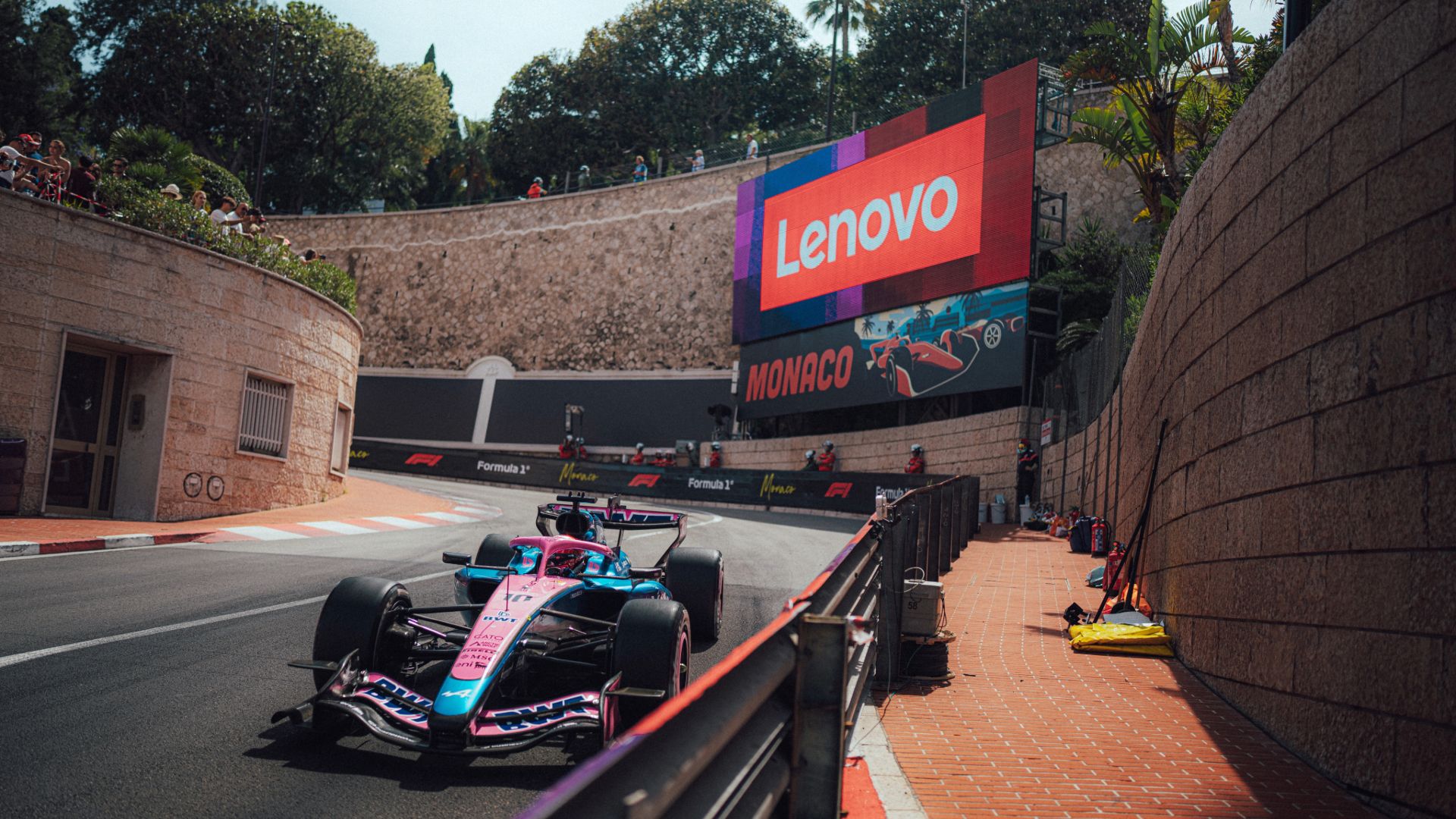 Pierre Gasly Monaco on track