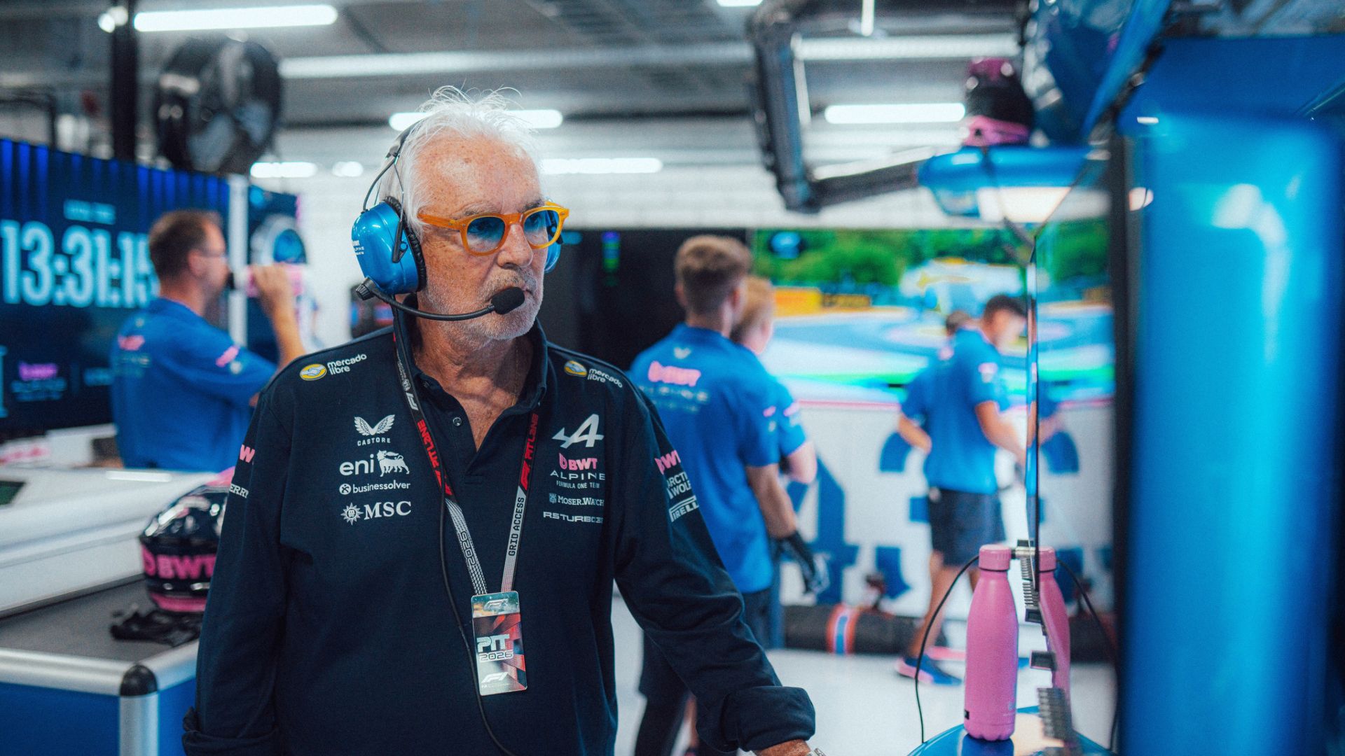 Flavio Briatore garage