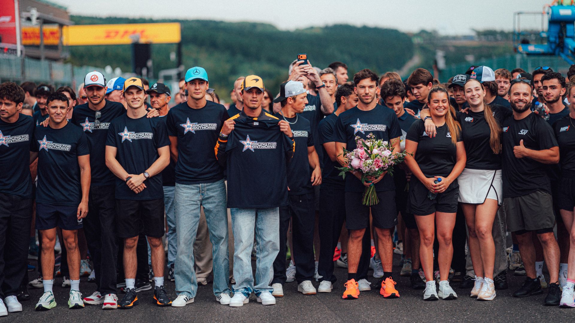 Run for Anthoine F1 drivers